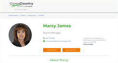 Desktop Screenshot of marcyjames.net