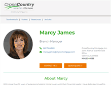 Tablet Screenshot of marcyjames.net